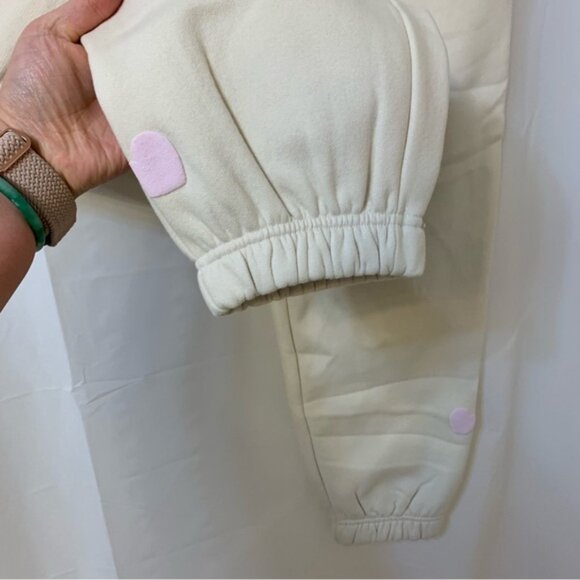 Brunette The Label Heart Joggers Almond Milk XS/S NWT - Picture 4 of 14